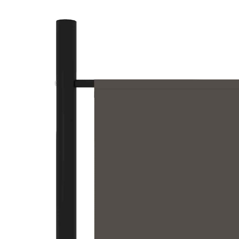 Tilanjakaja 6 paneelia 300×180 cm / sermi / taitettava näkösuoja – Antrasiitti