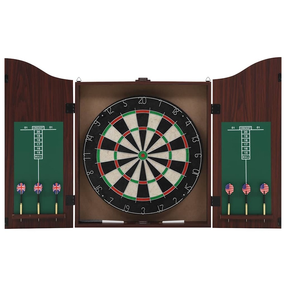 Darts-taulu sisalista kaapilla / darts-setti 6 teräskärkisellä nuolella ja pistetauluilla