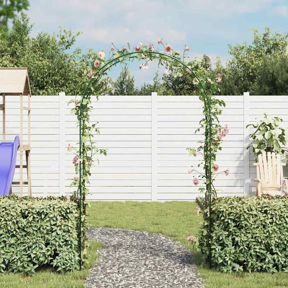 2 ruusukaarta 140×39×240 cm / köynnöskaaret ruusuille ja kiipeilykasveille – Tummanvihreä