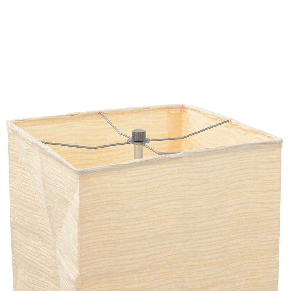 Lattiavalaisin 130 cm / riisipaperivalaisin neliönmuotoisella varjostimella – Beige