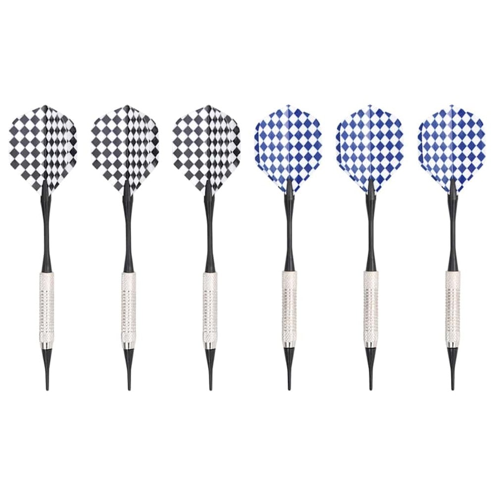 Elektroninen darts-taulu 6 nuolella / darts-peli 26 pelillä, LCD-näytöllä ja automaattisella pisteenlaskulla