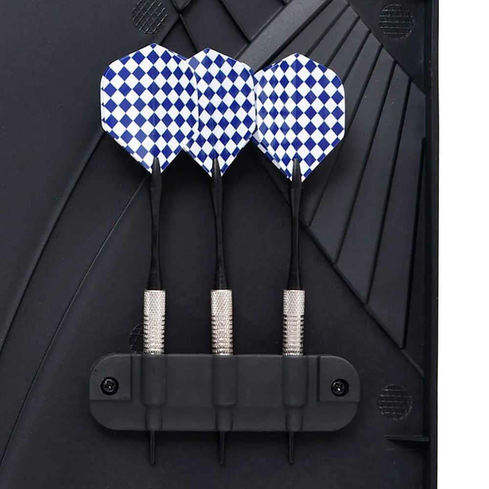Elektroninen darts-taulu 6 nuolella / darts-peli 26 pelillä, LCD-näytöllä ja automaattisella pisteenlaskulla