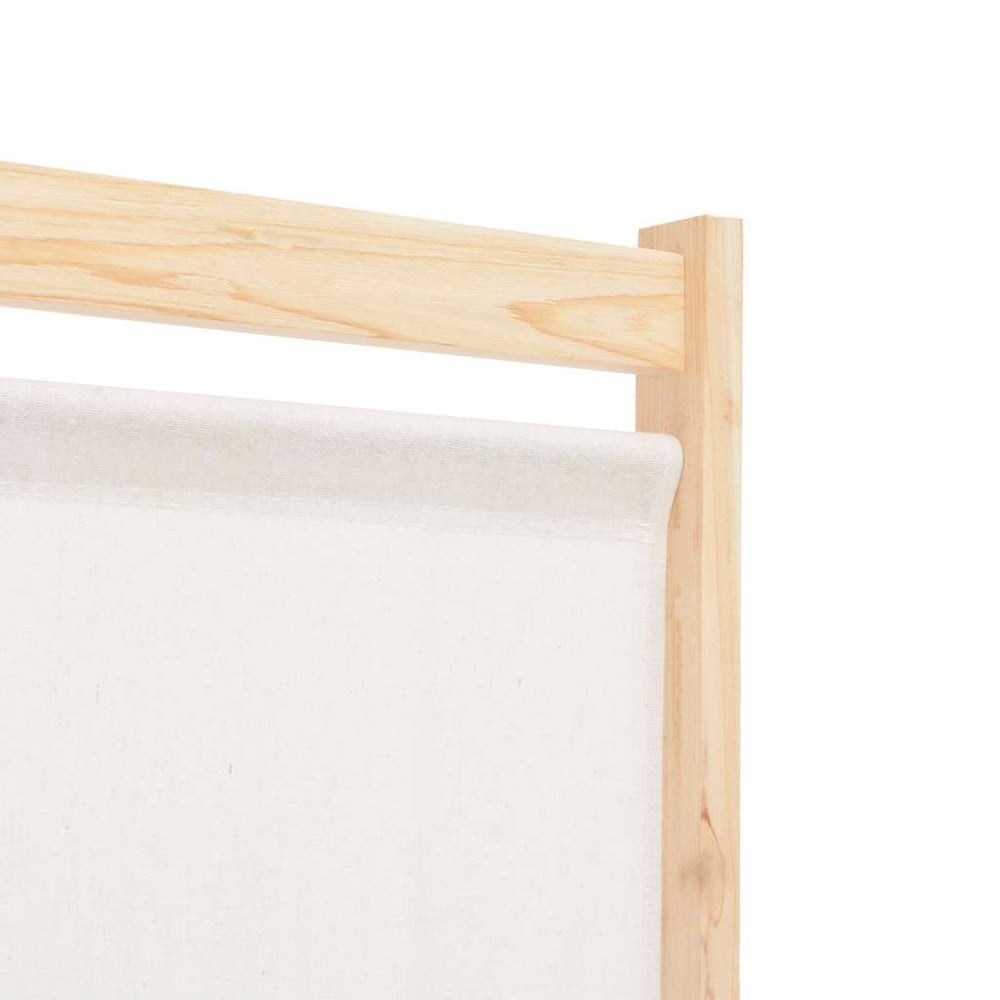 Tilanjakaja 6 paneelia 240×170 cm / sermi / taitettava näkösuoja 9 säilytystaskulla – Beige
