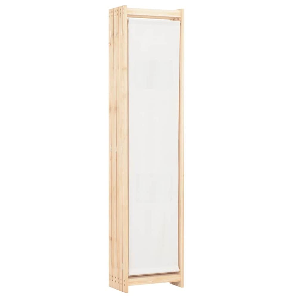 Tilanjakaja 6 paneelia 240×170 cm / sermi / taitettava näkösuoja 9 säilytystaskulla – Beige