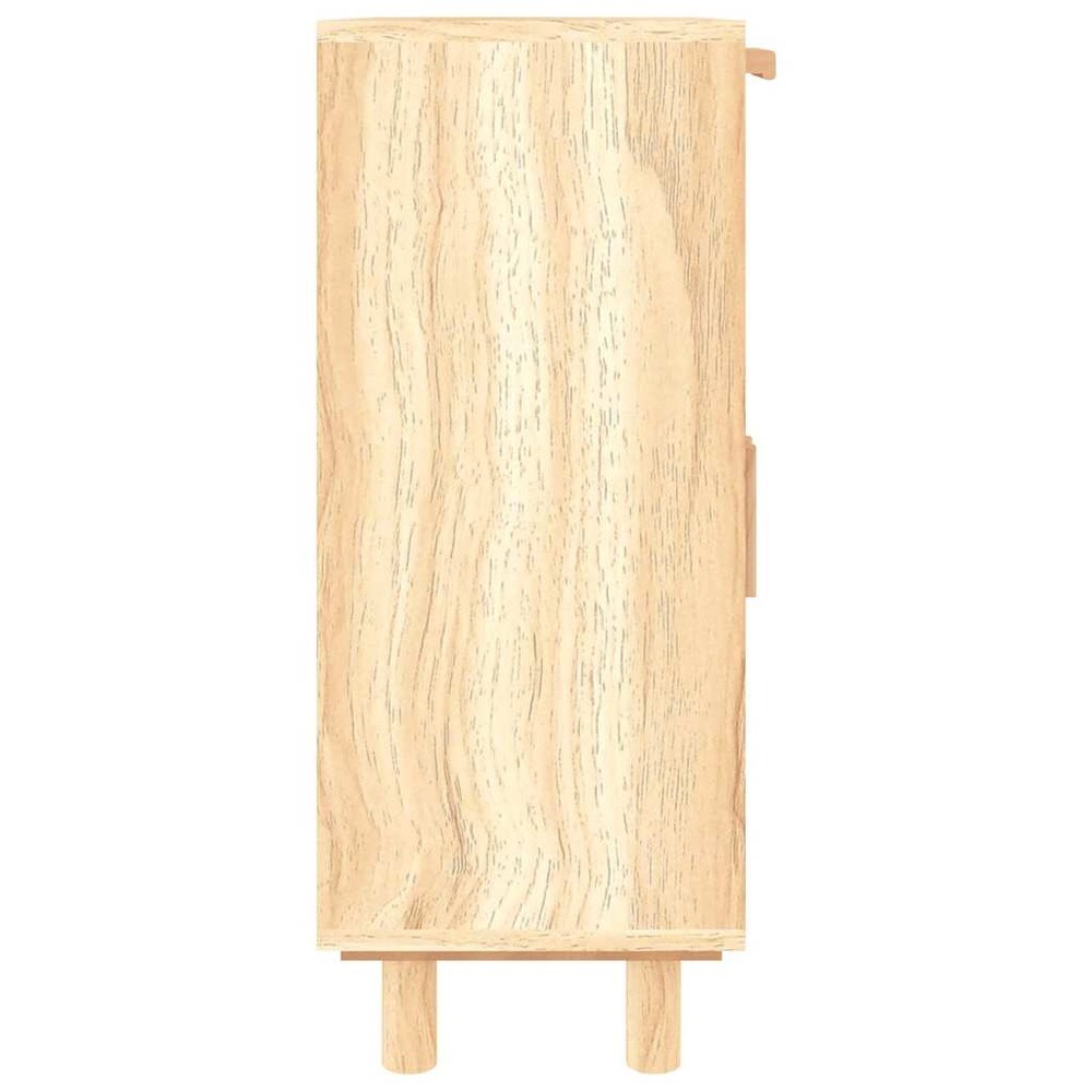 Senkki 60×30×75 cm / säilytyskaappi 2 laatikolla ja ovilla – Luonnonväri/rottinki