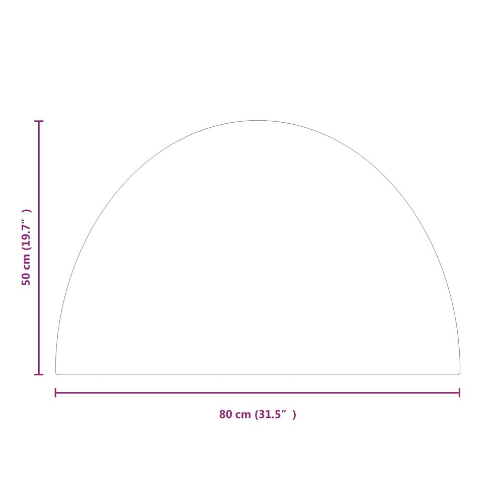Tulisijan eduslevy lasista 80×50 cm / lattiasuoja takalle ja kamiinalle / takkalevy – Läpinäkyvä