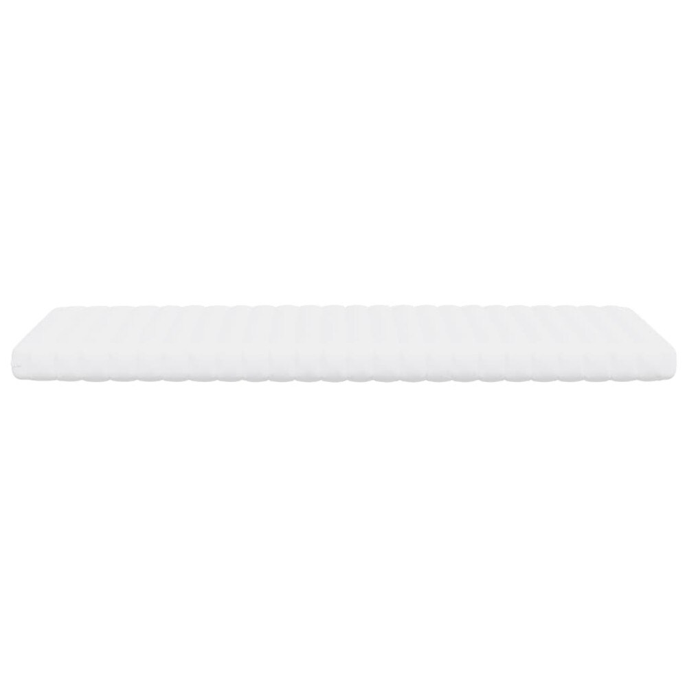 Vaahtomuovipatja 90×200×10 cm / 7-vyöhykkeinen PU-vaahtopatja / kovuus 20 ILD – Valkoinen