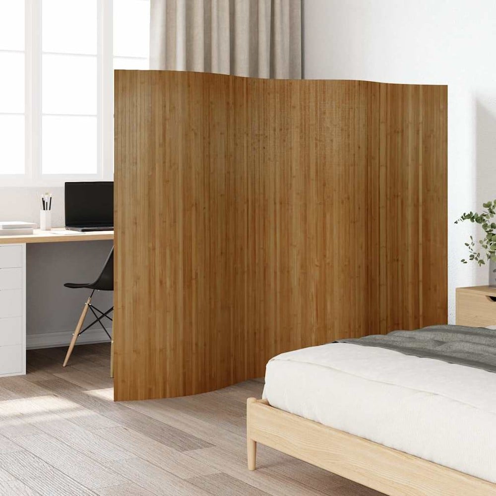 Bambutilanjakaja 250×165 cm / sermi / näkösuoja – Ruskea