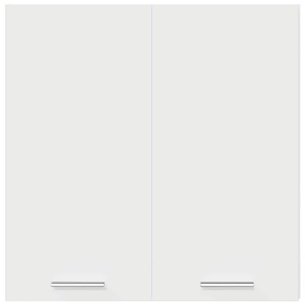 Keittiön yläkaappi 60×31×60 cm / keittiökaappi 2 hyllyllä ja ovilla / seinäkaappi – Valkoinen