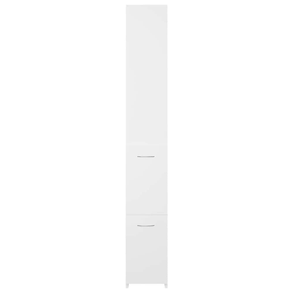 Kylpyhuonekaappi 25×26,5×170 cm / kapea korkea kaappi / säilytyskaappi – Valkoinen