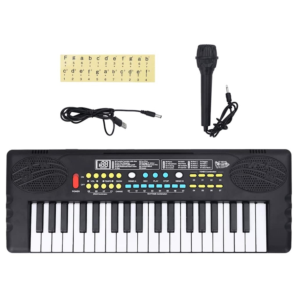 37-näppäiminen lasten kosketinsoitin mikrofonilla / Lasten piano / Sähköinen kosketinsoitin