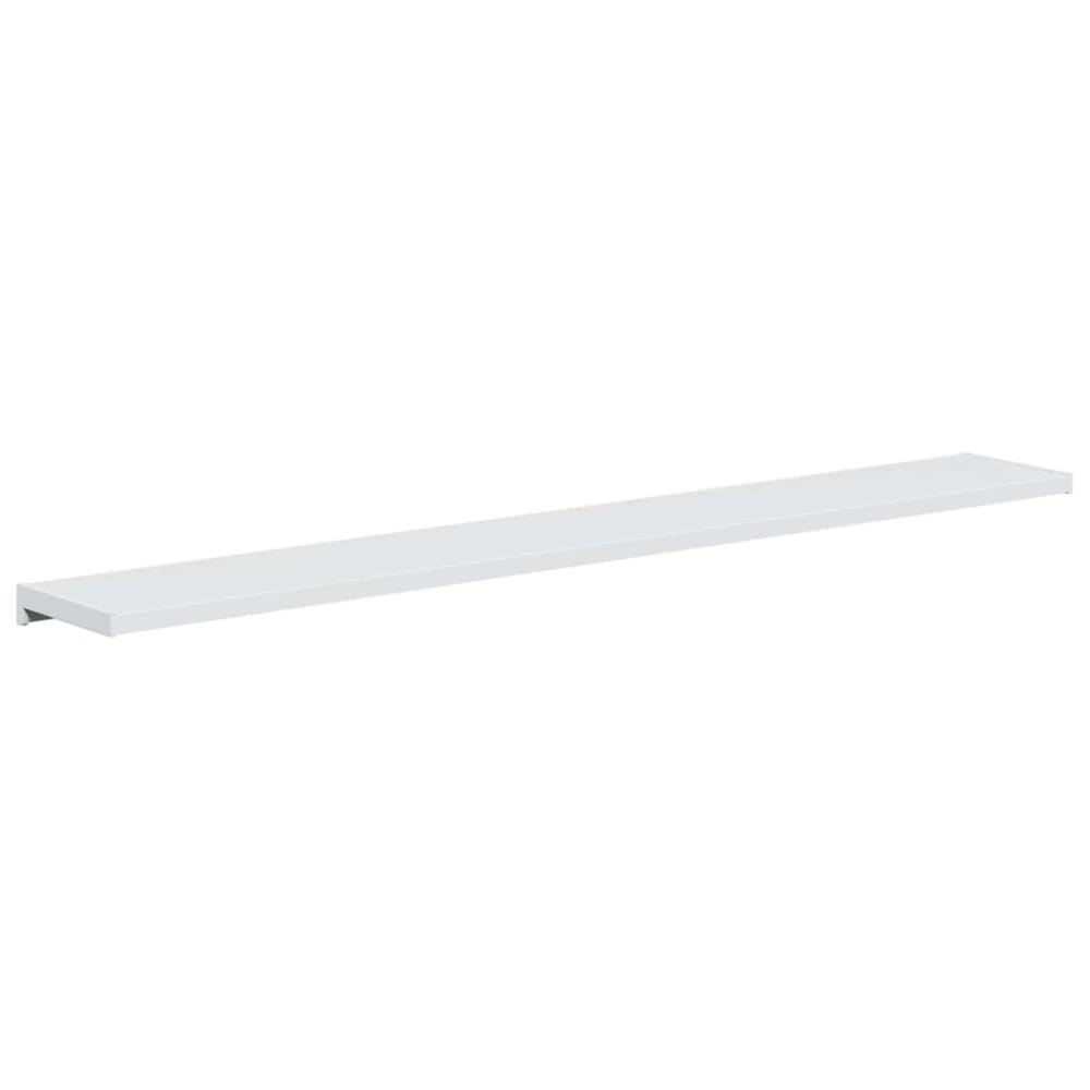 Ikkunalauta 120×20×4,5 cm / PVC-ikkunalauta päätykappaleilla – Valkoinen