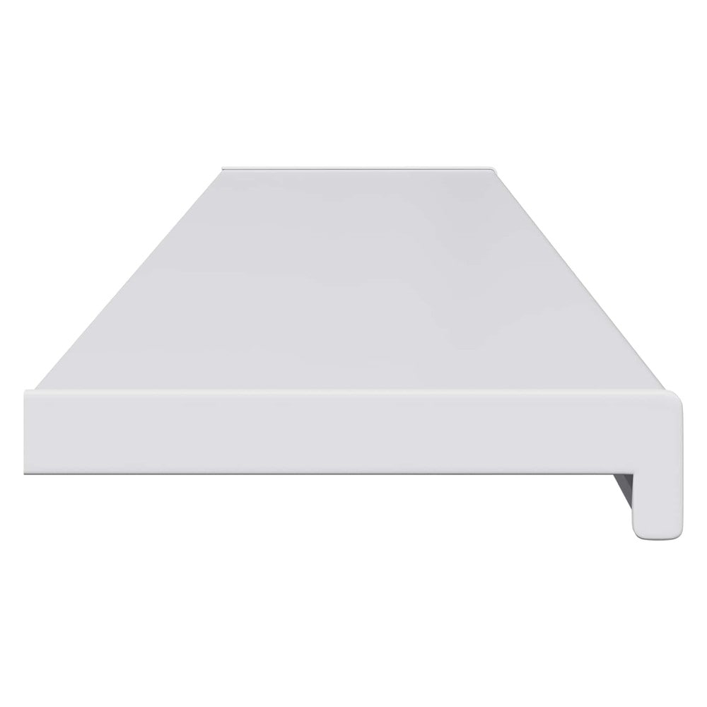 Ikkunalauta 140×20×4,5 cm / PVC-ikkunalauta päätykappaleilla – Valkoinen