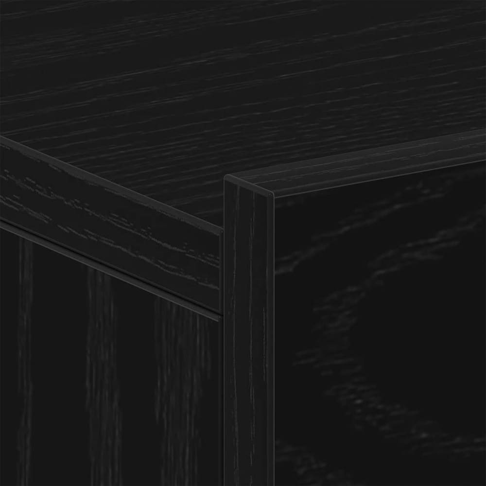 Ripustettava yöpöytä 40x32x15 cm – Svart tammi / Seinälle ripustettava yöpöytä / Yöpöytä, jossa on laatikko