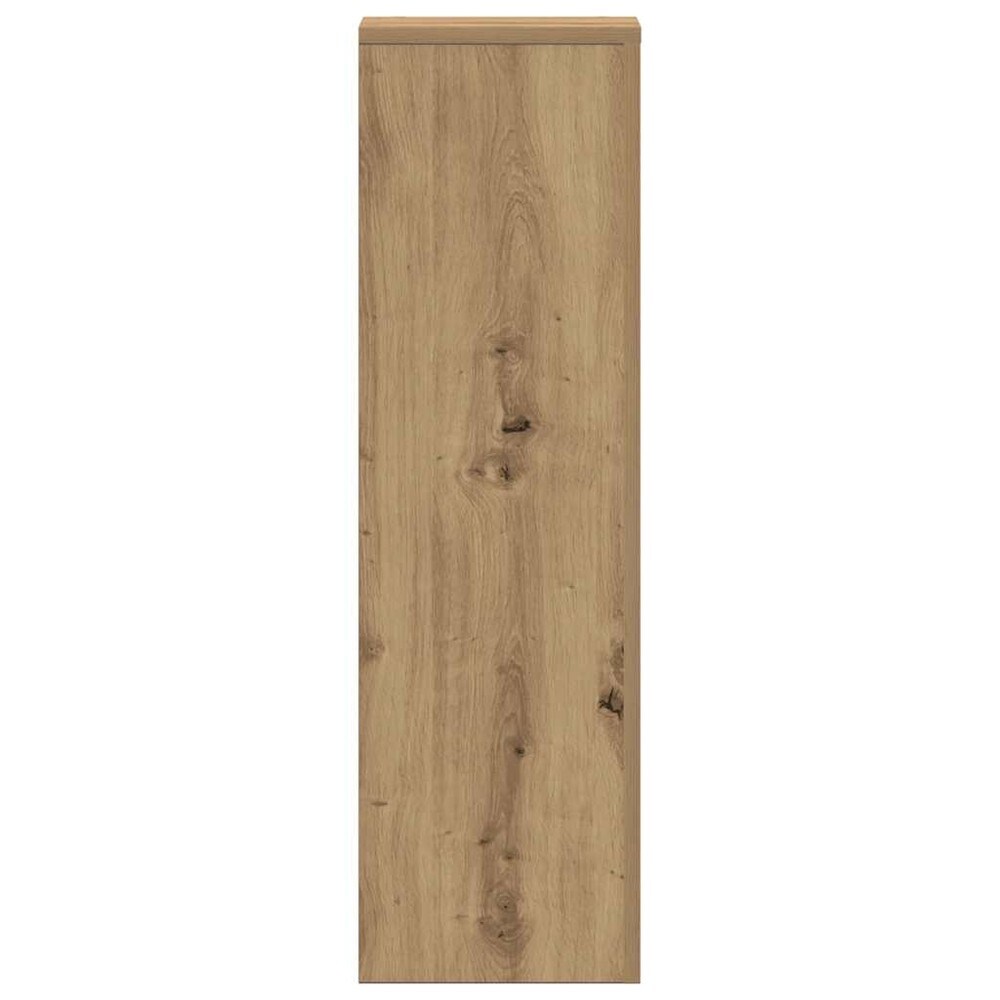 Kukkapylväät, 2 kpl, 25x25x80 cm – Artisan-tammea / Kasvipylväät / Ruukkujen jalustat