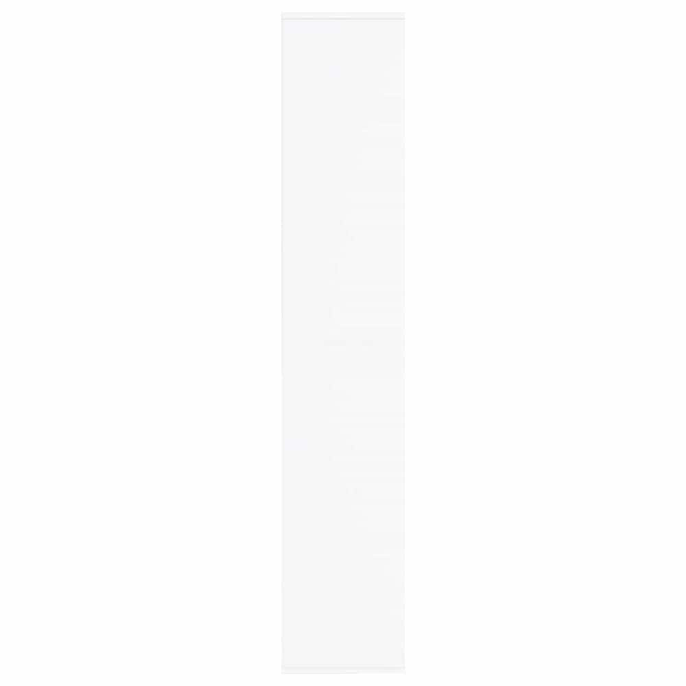 vidaXL kenkähylly 22 lokeroa 54x34x183 cm valkoinen puukomposiitti