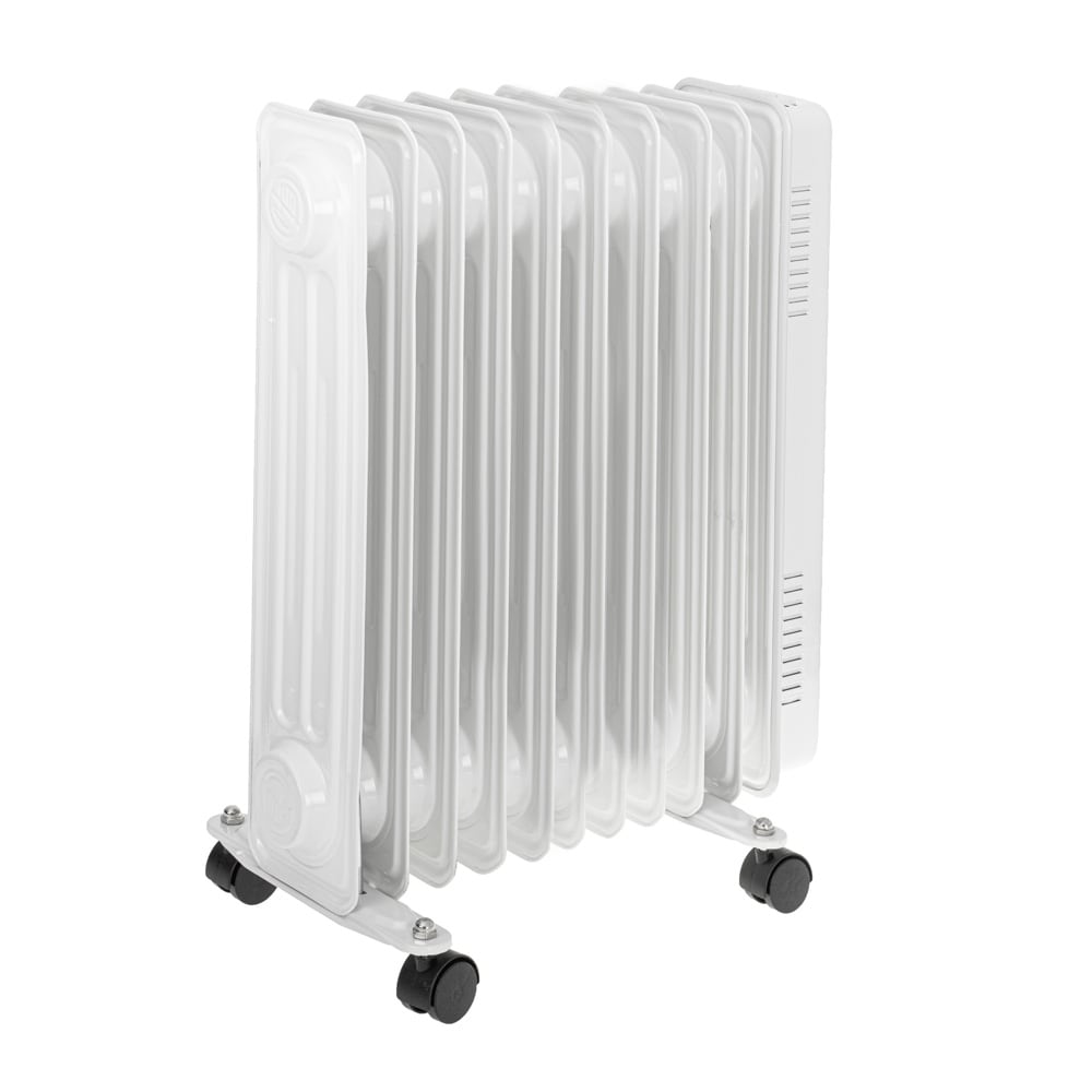 Adler-öljylämmitin 2000 W / Termostaatilla varustettu öljytäytteinen lämpöpatteri / Siirrettävä lämmitin