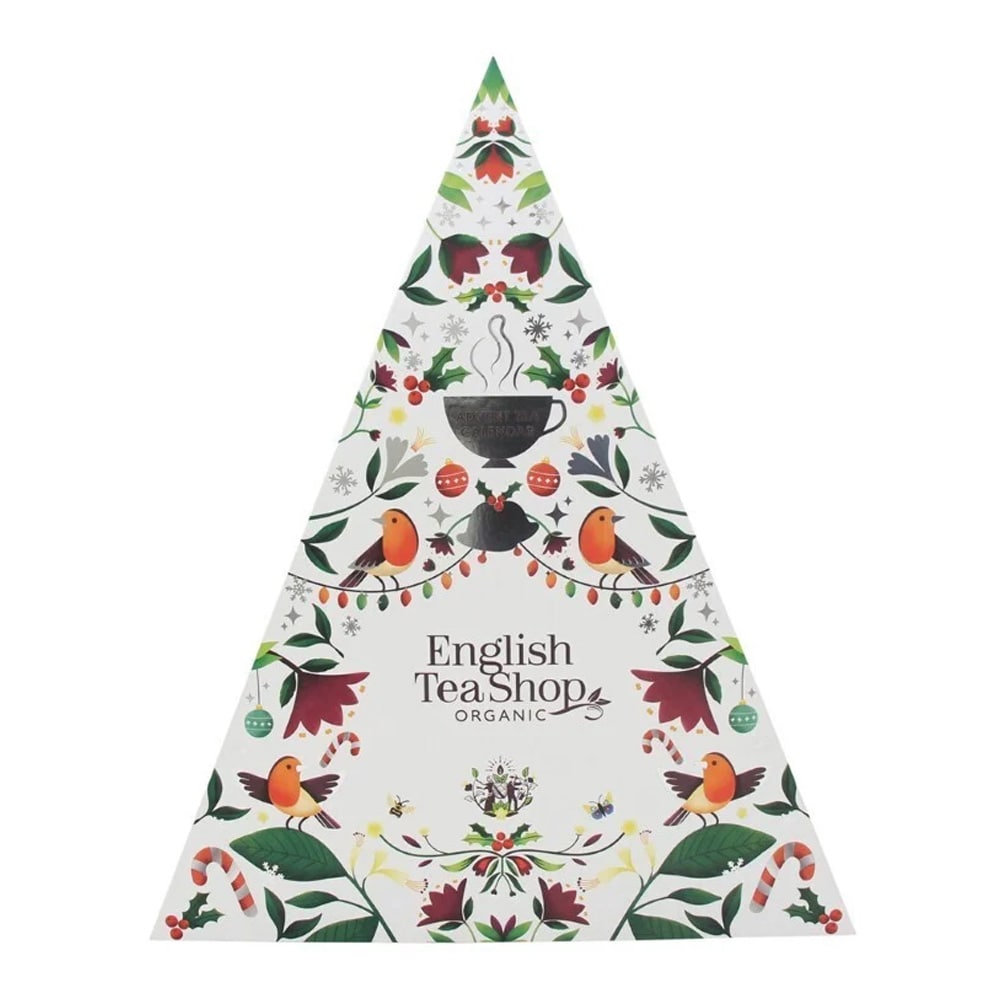 English Tea Shop Luomu Tea -joulukalenteri, pyramidimallinen / Teekalenteri / Joulukalenteri, jossa on teetä