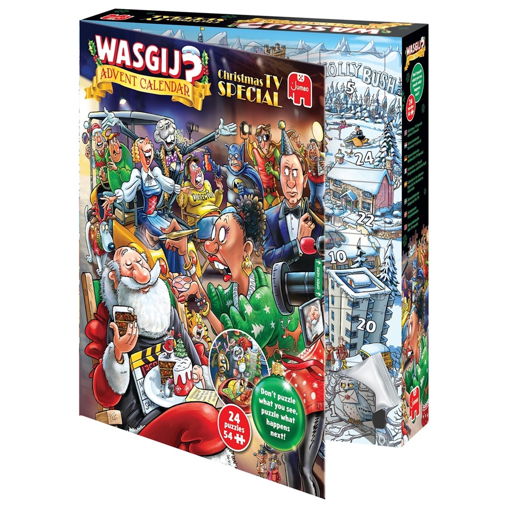Wasgij-joulun joulukalenteri 2026 / Palapelikalenteri / Joulukalenteri, jossa on minipalapelejä