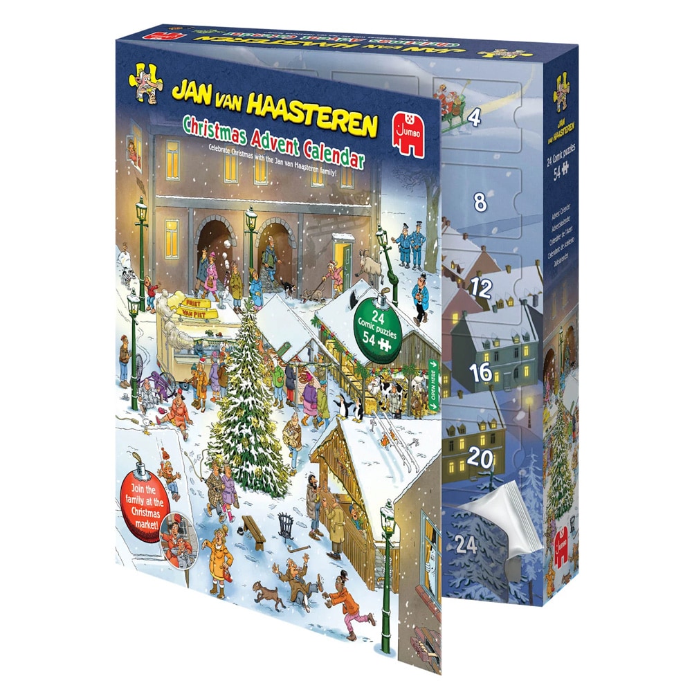 Jan van Haasterenin palapeli-adventtikalenteri 2026 / Palapelikalenteri / Joulukalenteri, jossa on palapelejä