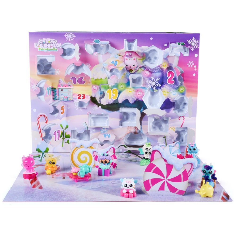 Gabbyn Dollhouse Fairies -joulukalenteri 2026 / Joulukalenteri, jossa on hahmoja / Lelukalenteri