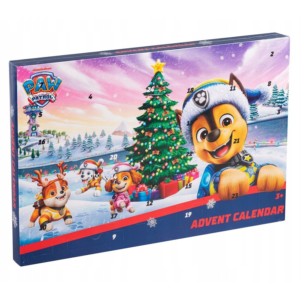 Paw Patrol -joulukalenteri / Joulukalenteri, jossa on kirjoitustarvikkeita / Luova lastenkalenteri