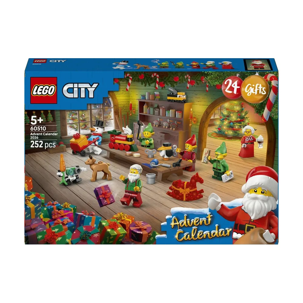 Lego Lego City -joulukalenteri / LEGO-joulukalenteri, jossa on rakennussarjoja / Rakennuskalenteri, jossa on hahmoja