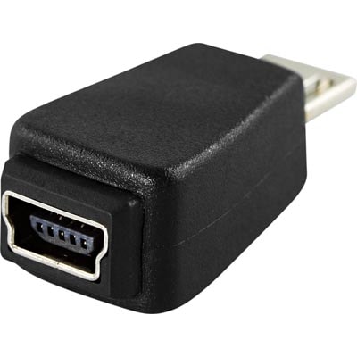 USB-adapteri Micro B uros - Mini 5-pin naaras