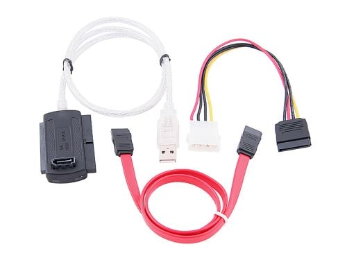 USB 2.0 till SATA / IDE omvandlare / adapter kit