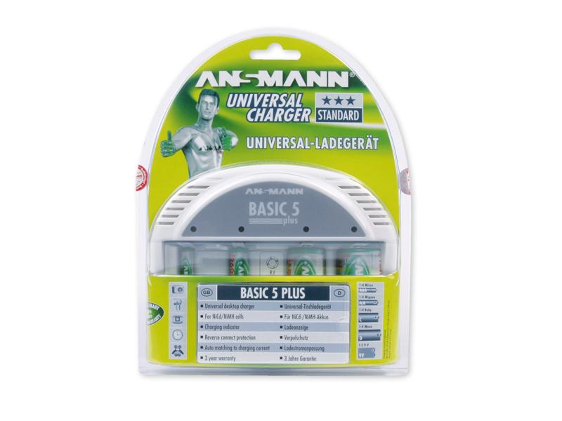 Ansmann Basic 5 Plus Batteriladdare