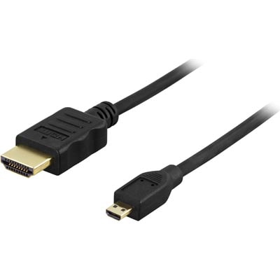 1m HDMI-kaapeli, 1.4+Ethernet, 19 uros-Micro 19