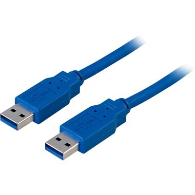 USB 3.0 kaapeli Typ A uros - Typ A uros - 1m