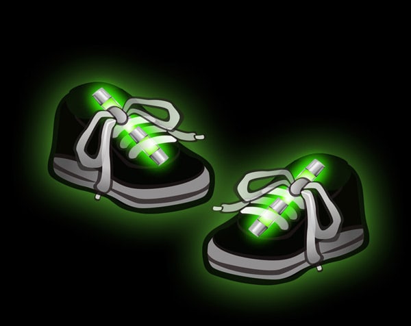 Glowstick/Valotikut 1 pari kengännauhoja