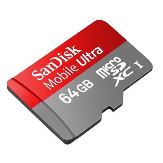 64GB SanDisk Mobile Ultra microSDXC Class 10 UHS-I