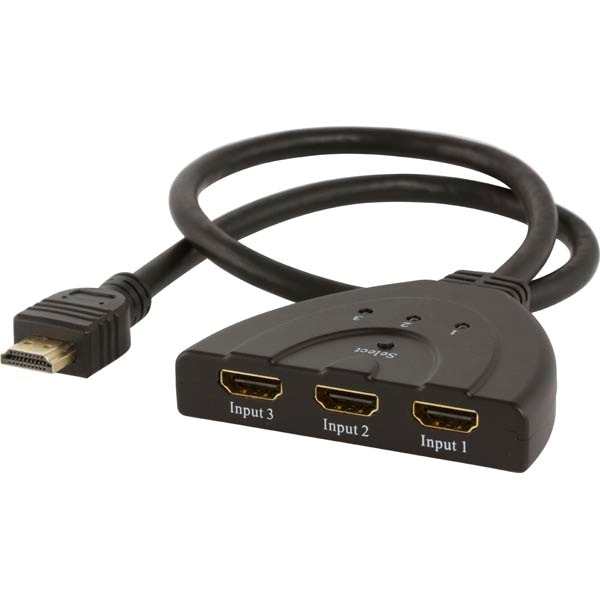 HDMI Pigtail Switch - 3 porttia