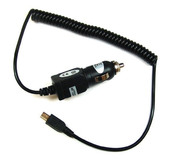 Autolaturi Micro-USB spiraalijohdolla