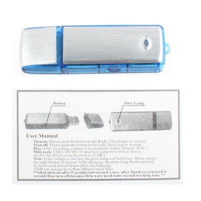 Äänisoitin/Nauhoitin - USB-muisti 4gb