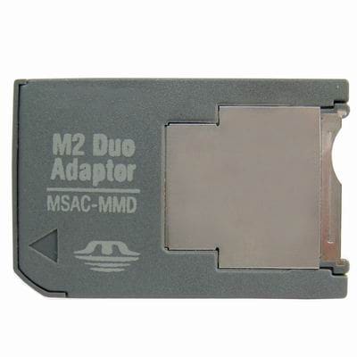 M2 Memory stick MS Pro Duo Sovittimeen