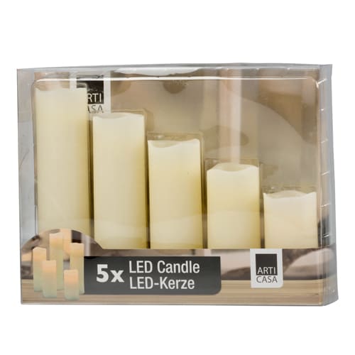 LED Kynttilä 5-pakkaus