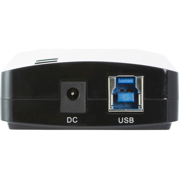 USB 3.0 hub 7 portilla sis verkkosovittimen