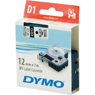 DYMO D1 merkkausteippi 12mm