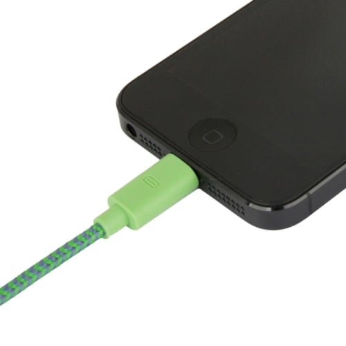 Usb-kaapeli iPhone 5 / SE / Ipad Mini - Pehmeää kestävää nylonia
