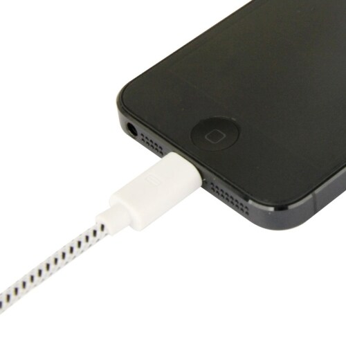 Usb-kaapeli iPhone 5 / Ipad Mini - Pehmeää kestävää nylonia