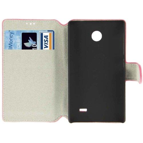 Flip kotelo telineellä & korttipaikoilla Nokia X – malliin