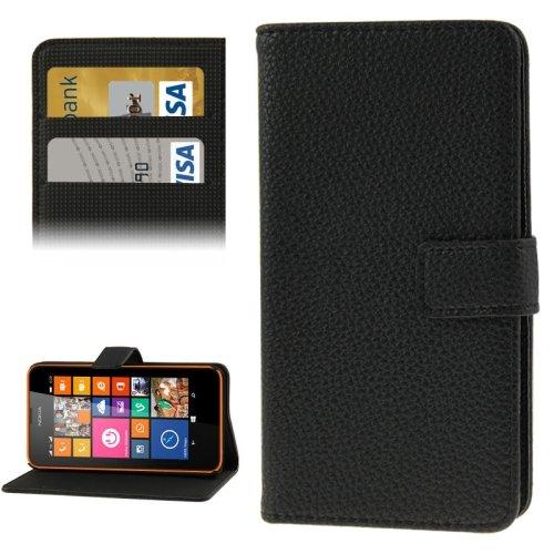 Flip kotelo telineellä & korttipaikoilla Nokia Lumia 630 – malliin