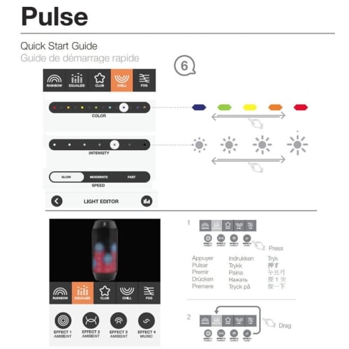 Pulse LED Bluetooth kaiutin & Mic