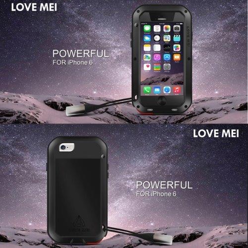 LOVE MEI Shockproof metallikotelo Iphone 6