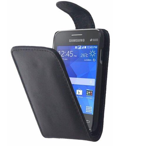 Flip kotelo Samsung Galaxy Young 2 - Musta väri