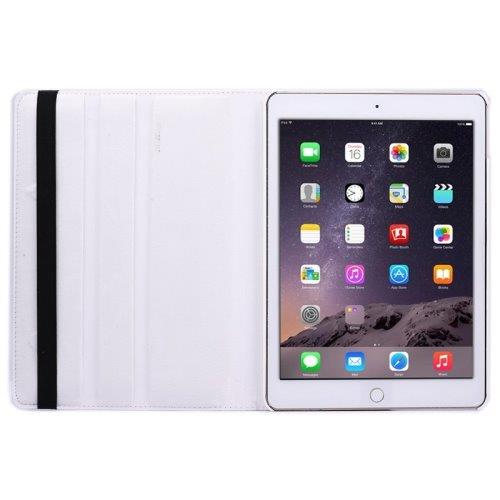 360 Asteen Flip Kotelo iPad Air 2 - Valkoinen