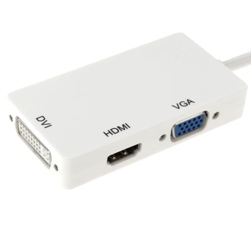 Mini DisplayPort HDMI + VGA + DVI Adapteri